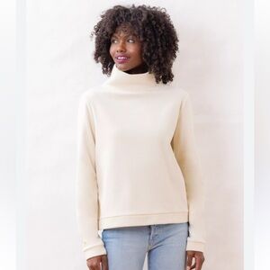 VGUC Dudley Stephens Park Slope Terry Fleece in Cream (size Medium)